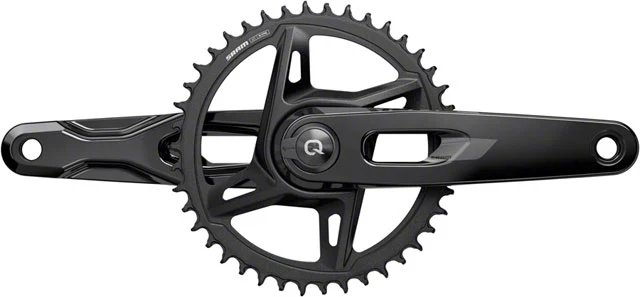SRAM Rival 1x XPLR AXS Power Meter Wide Crankset - 12/13-Speed, 42t, 8-Bolt Direct Mount, DUB PM Spindle, Black, E1