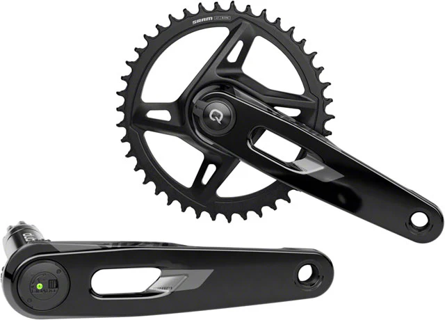 SRAM Rival 1x XPLR AXS Power Meter Wide Crankset - 12/13-Speed, 42t, 8-Bolt Direct Mount, DUB PM Spindle, Black, E1 - Image 2