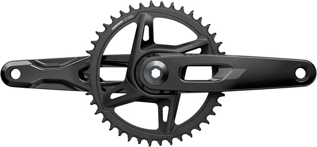 SRAM Rival 1x XPLR Wide Crankset - 12/13-Speed, 42t, 8-Bolt Direct Mount, DUB Spindle, Black, E1 - Image 2