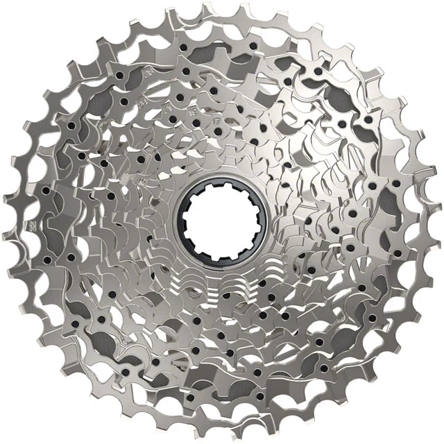 SRAM Rival AXS XG-1250 Cassette - 12-Speed, 10-36t, Silver, For XDR Driver Body, D1 - Image 2