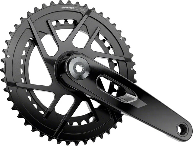 SRAM Rival Crankset - 12-Speed, 8-Bolt Direct Mount, DUB Spindle, Black, E1 - Image 3