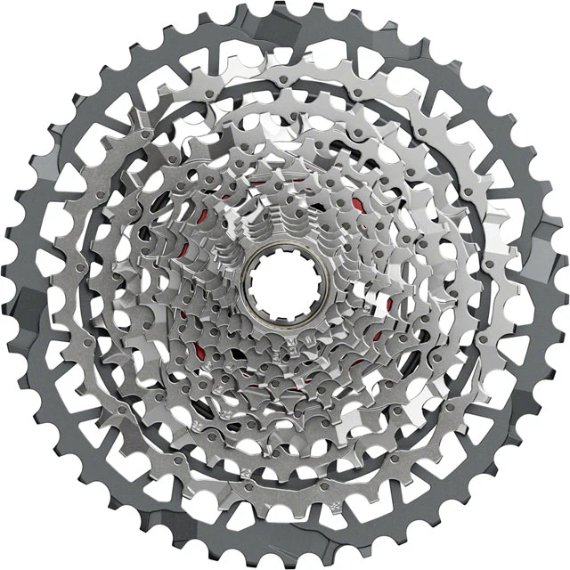 SRAM Rival XPLR XG-1351 Cassette - 13-Speed, 10-46t, For XDR Driver, Silver, E1 - Image 2