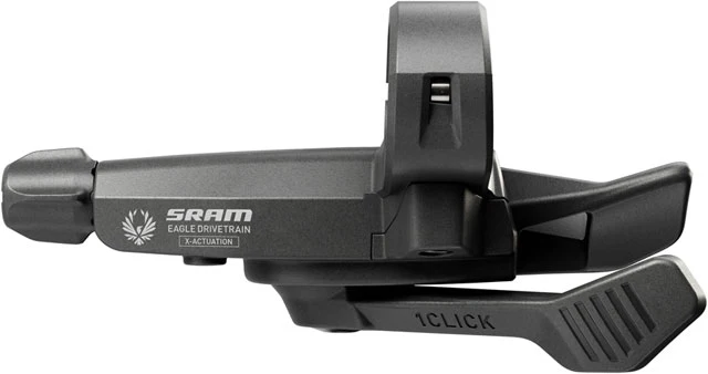 SRAM S100 Eagle Trigger Shifter - Rear, 12-Speed, Single-Click, Integrated Clamp, Black, B1 - Image 2