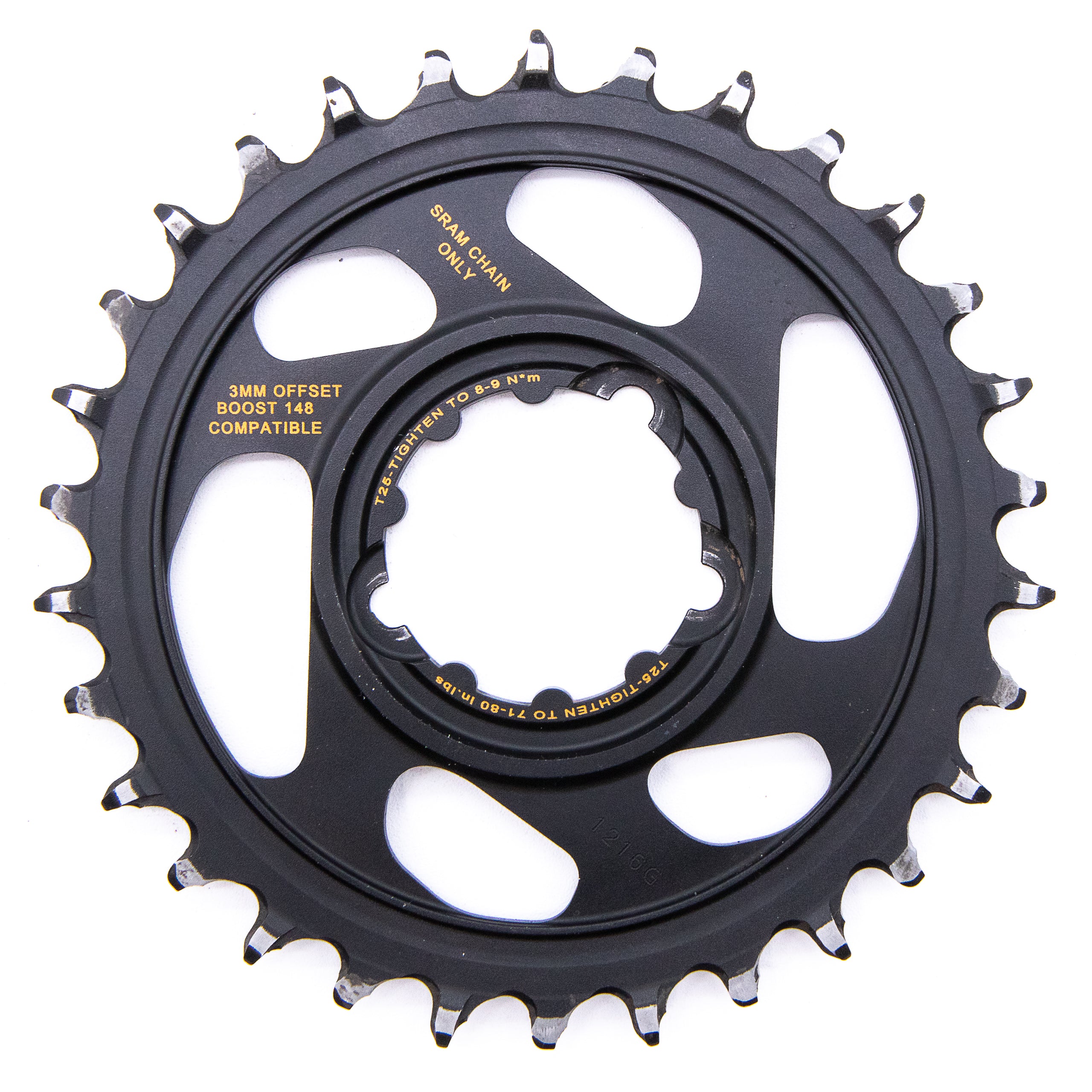 SRAM X-Sync 2 Eagle Direct Mount Chainring (Black/Gold) 30T - Image 2