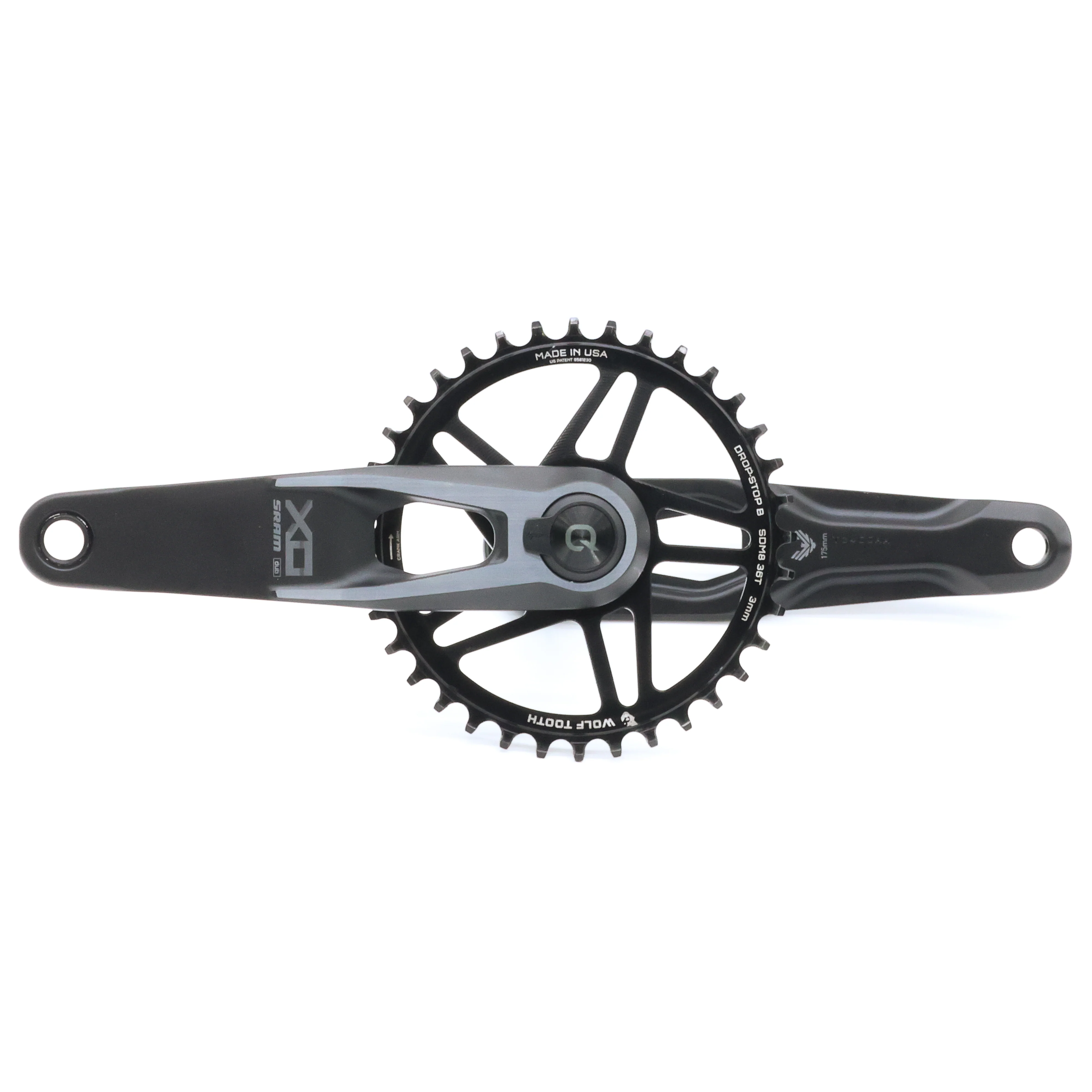 SRAM X0 Eagle DUB Wide AXS Transmission Power Meter Crankset - 36T