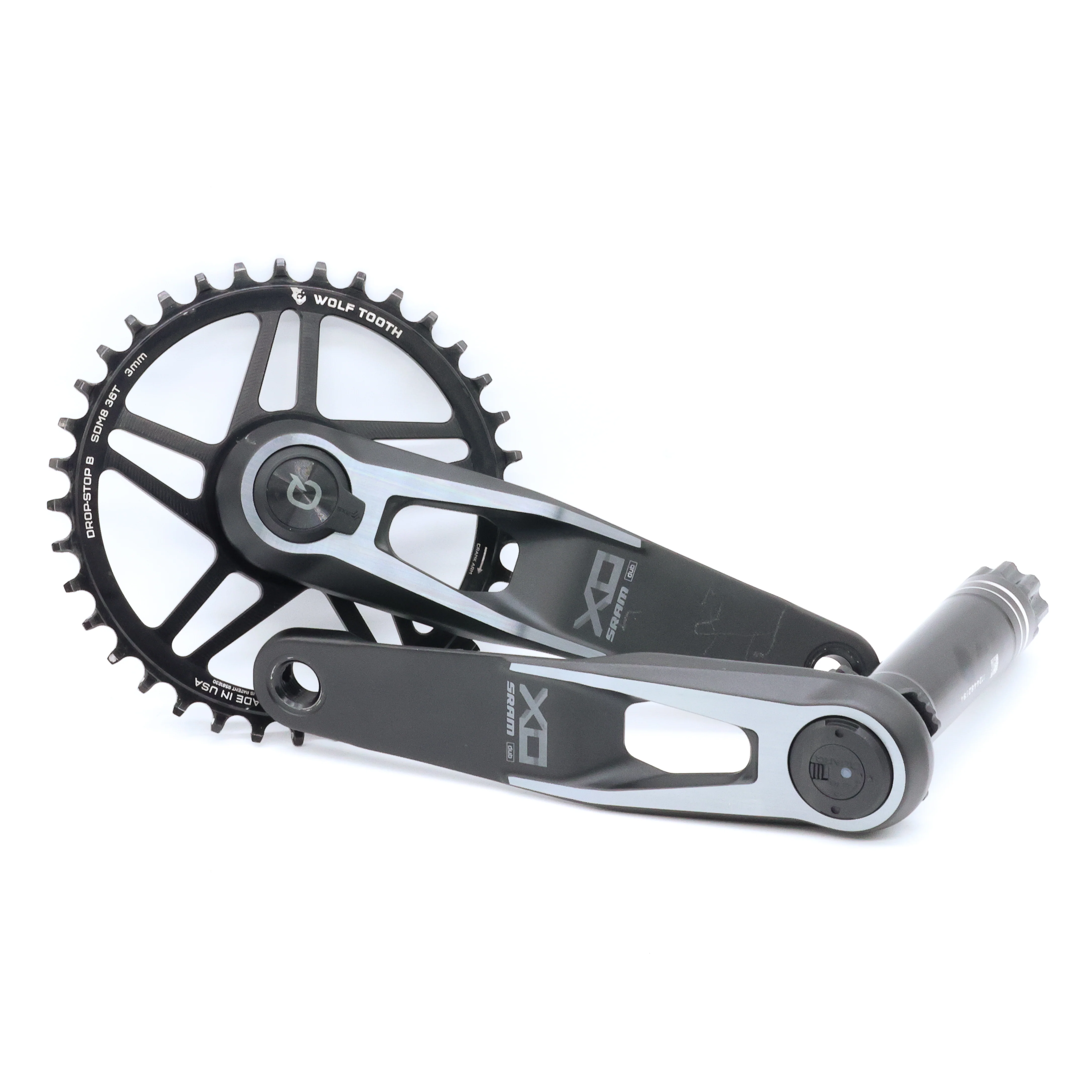 SRAM X0 Eagle DUB Wide AXS Transmission Power Meter Crankset - 36T - Image 4