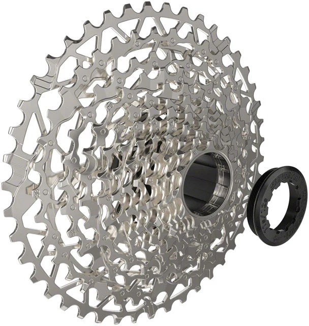 SRAM XPLR PG-1231 Cassette - 12-Speed, HG Driver Body, 11-44t, Silver, D1 - Image 2