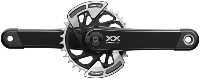 SRAM XX Eagle T-Type AXS Power Meter Wide Crankset - 12-Speed, 32t Chainring, Direct Mount, 2-Guards, PM DUB Spindle, Black