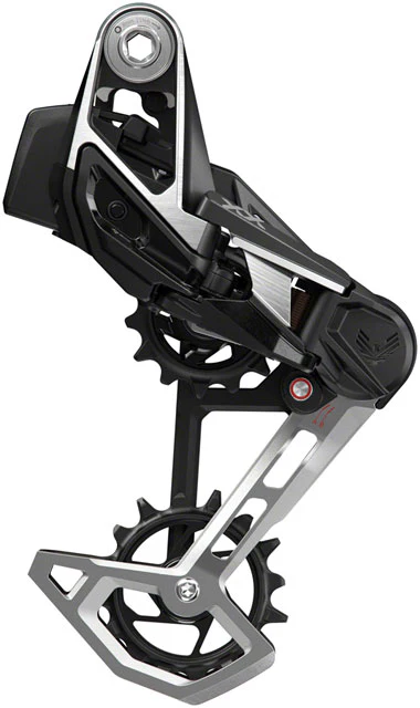 SRAM XX Eagle T-Type AXS Rear Derailleur - 12-Speed, 52t Max, (Battery Not Included), UDH Hangerless, Aluminum Cage, Black/Silver