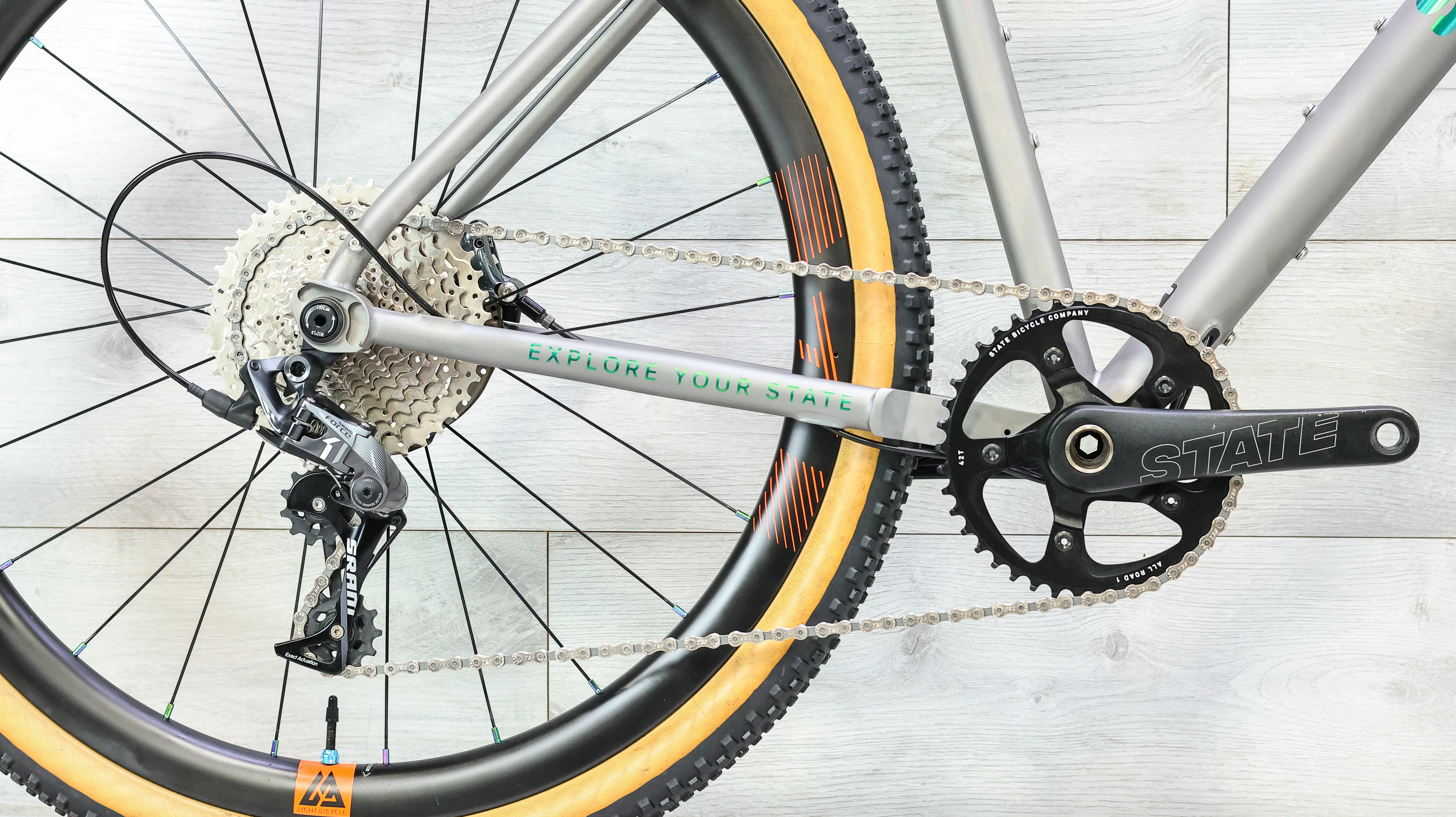 State Bicycle Co. All-Road Titanium Gravel Bike - 2025, Small - Image 5