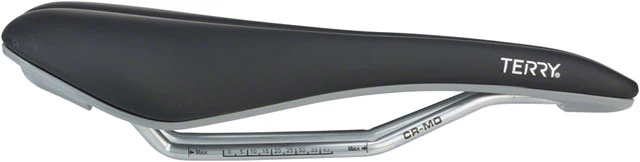 Terry Raven Saddle - Chromoly, Black, Women's - Image 2