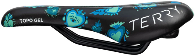 Terry Topo Gel Saddle - Chromoly, Milagro Noche - Image 2