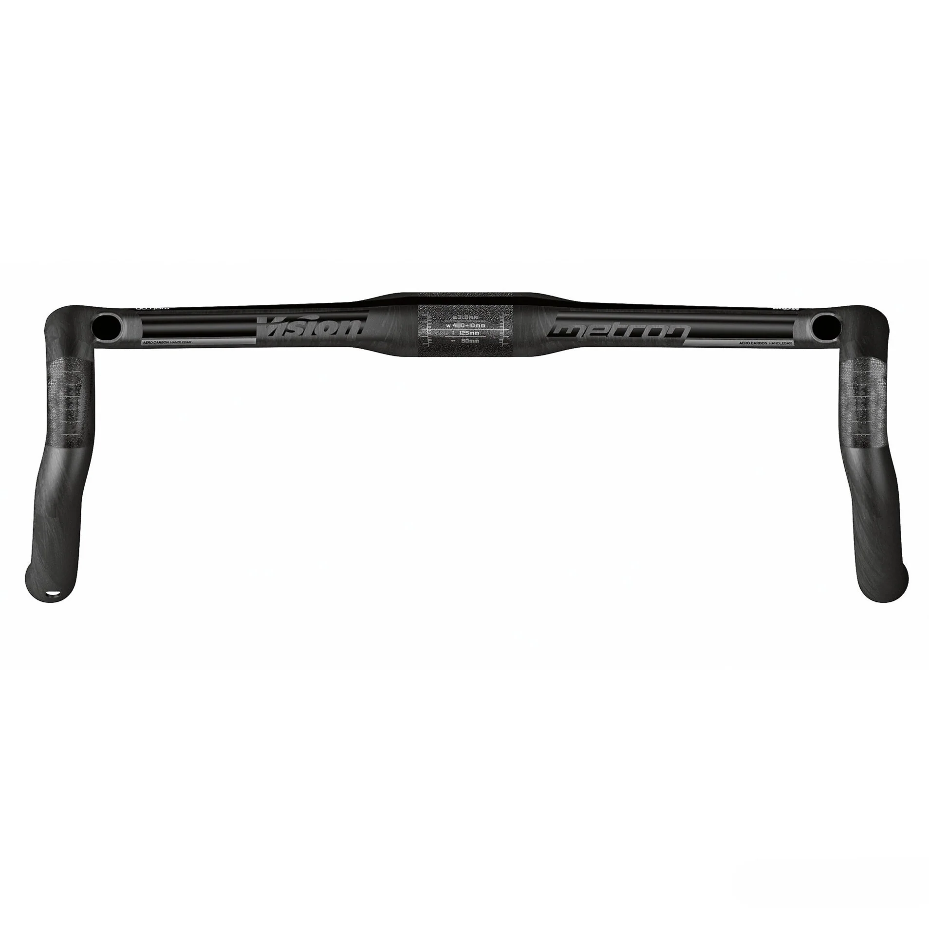 Vision Metron Aero Carbon Road Drop Flat 400mm Bicycle Handlebar - Image 2