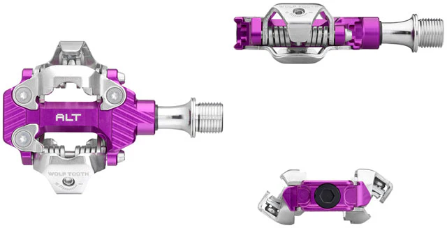Wolf Tooth ALT XC Clipless Pedals - Dual Sided Clipless, Alloy, 9/16", Pair, Shimano SPD - Image 6