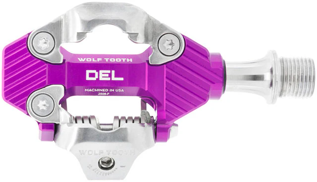 Wolf Tooth DEL Gravel Race Clipless Pedals - Single Sided Clipless, Alloy, 9/16", Pair, Shimano SPD - Image 11