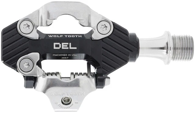 Wolf Tooth DEL Gravel Race Clipless Pedals - Single Sided Clipless, Alloy, 9/16", Pair, Shimano SPD - Image 5
