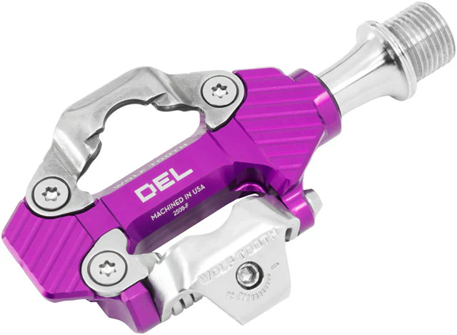 Wolf Tooth DEL Gravel Race Clipless Pedals - Single Sided Clipless, Alloy, 9/16", Pair, Shimano SPD - Image 8