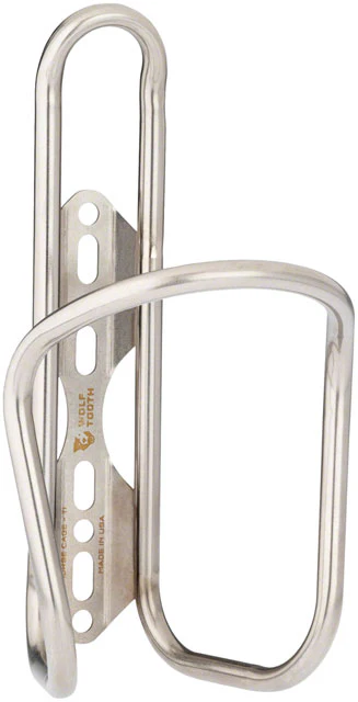 Wolf Tooth Morse Bottle Cage - Titanium, Silver