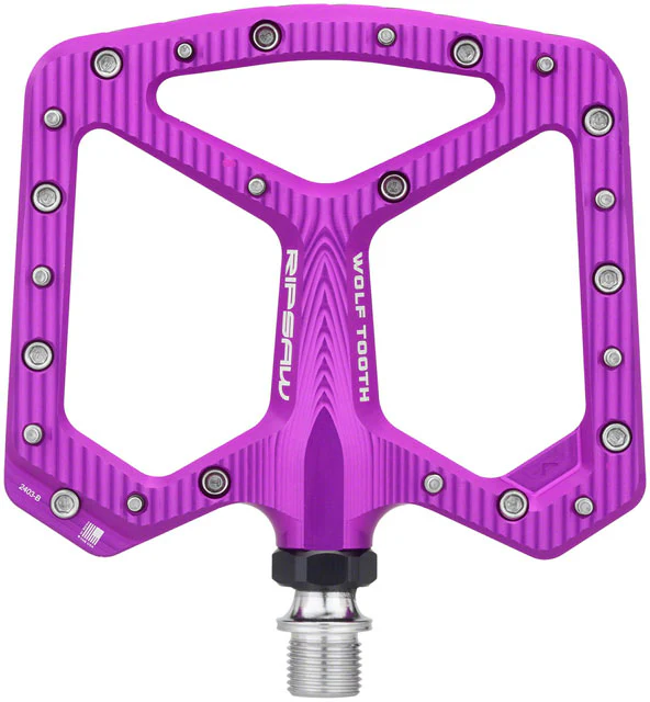 Wolf Tooth Ripsaw Aluminum Pedals - Platform, Aluminum, 9/16", Black - Image 14
