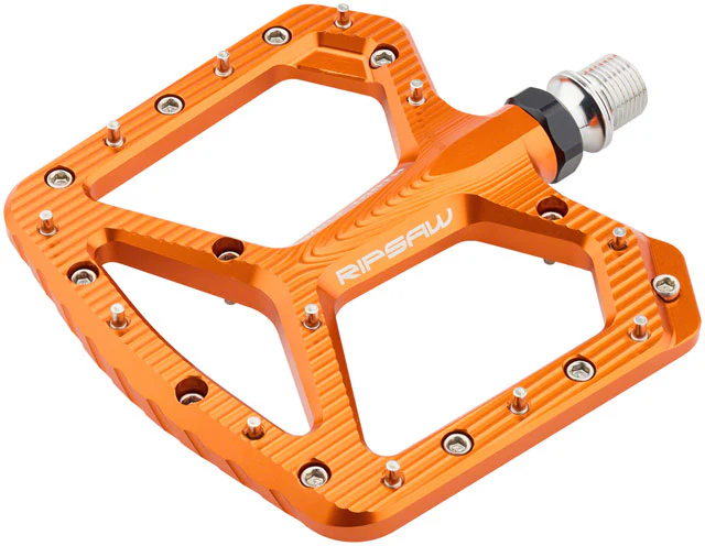 Wolf Tooth Ripsaw Aluminum Pedals - Platform, Aluminum, 9/16", Black - Image 6