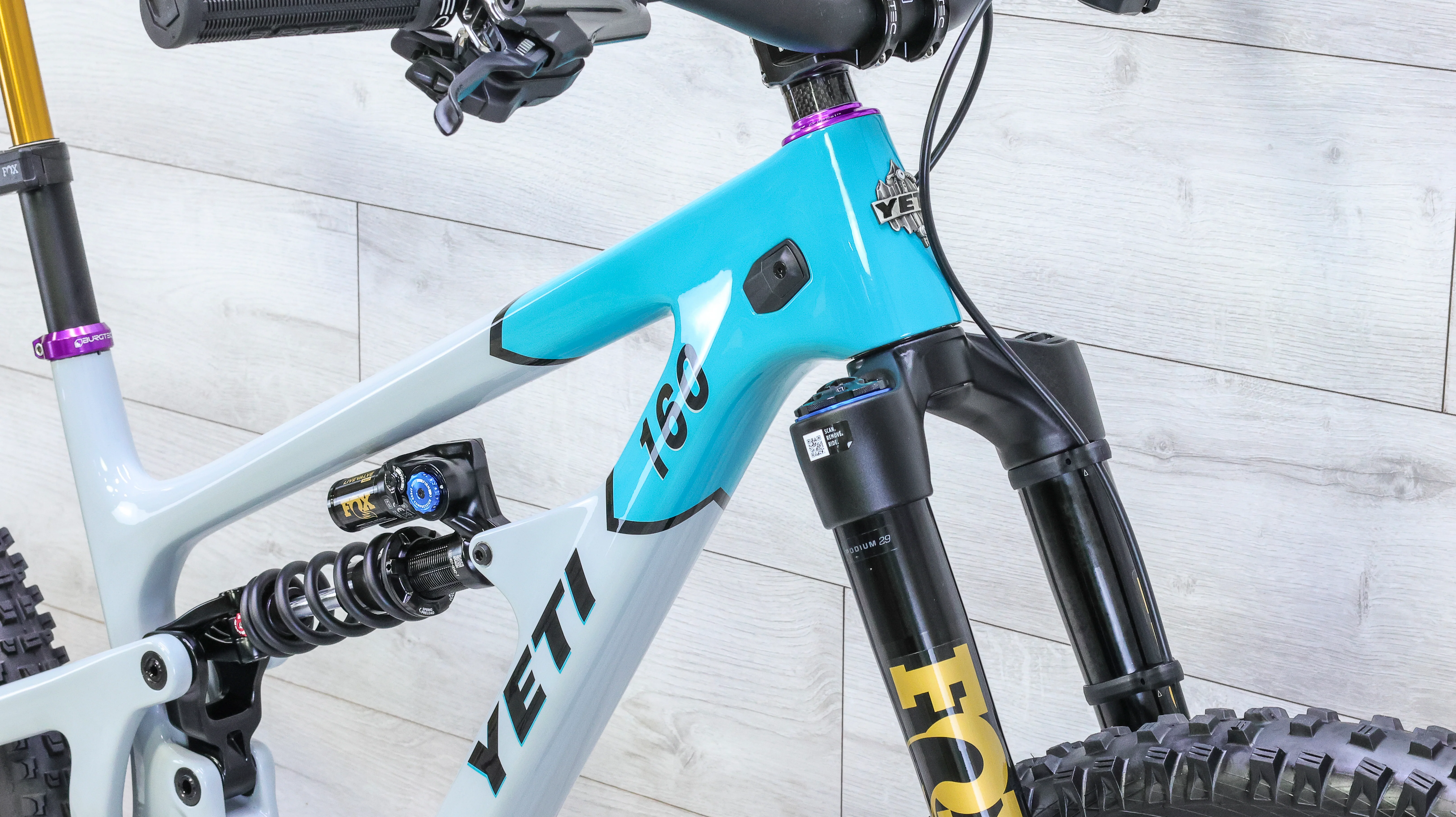 Yeti SB160 Turq Series 40th Anniversary Team Edition Mountain Bike - 2025, Large - Image 26