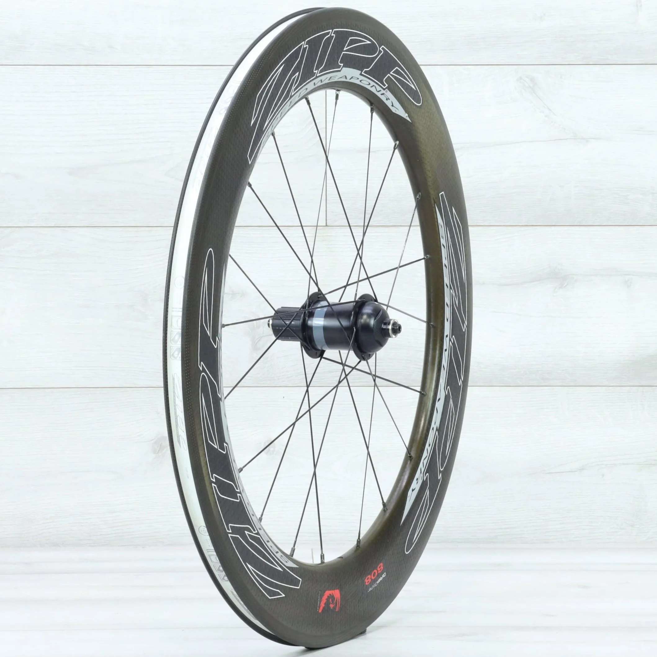 Zipp 808 Firecrest Carbon Clincher 11 Speed Rim Brake Road Bike Wheelset - Image 3