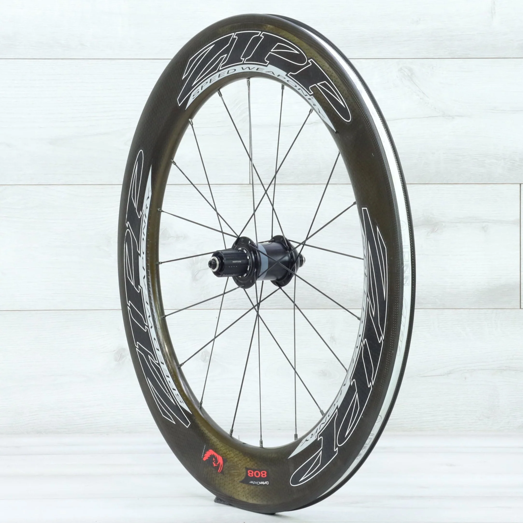 Zipp 808 Firecrest Carbon Clincher 11 Speed Rim Brake Road Bike Wheelset - Image 4